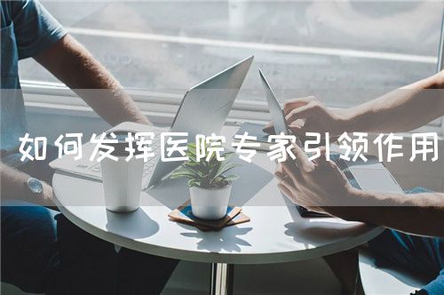 如何发挥医院专家引领作用(图1)