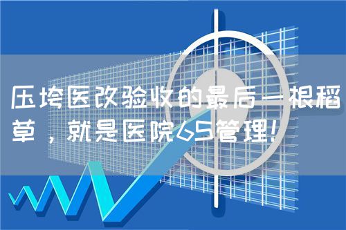 压垮医改验收的最后一根稻草，就是医院6S管理！(图1)