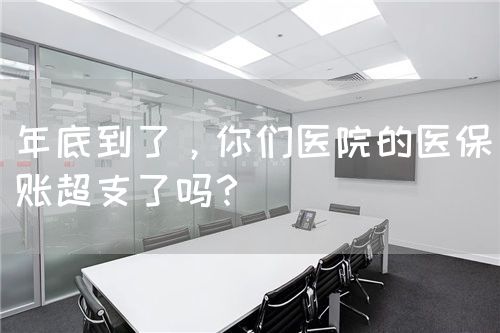 年底到了，你们医院的医保账超支了吗？(图1)