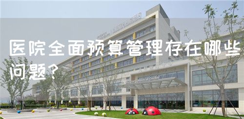 医院全面预算管理存在哪些问题？(图1)